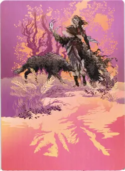 Magic the Gathering Midnight Hunt Art Series 3 of 81 Arlinn, The Packs Hope Card - Image 1