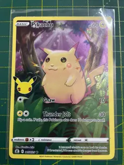 Pokemon TCG Celebrations Pikachu Holo Card 005/025 25th Anniversary - Image 1