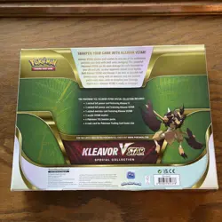 Pokemon TCG Kleavor VStar Special Collection Box 2023 UNOPENED Trading Card Game - Image 4
