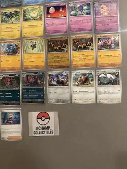Stellar Crown Pokemon 36-Card Lot WITH PROMO - No Duplicates - ENGLISH - ALL NM - Image 4