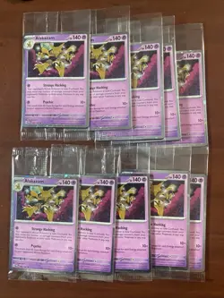 Alakazam Cosmos Holo 82/167 S&V Twilight Masquerade Pokemon TCG Promo Card Mint - Image 3