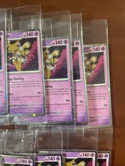 Alakazam Cosmos Holo 82/167 S&V Twilight Masquerade Pokemon TCG Promo Card Mint - Image 4