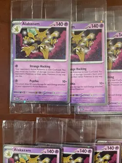 Alakazam Cosmos Holo 82/167 S&V Twilight Masquerade Pokemon TCG Promo Card Mint - Image 5