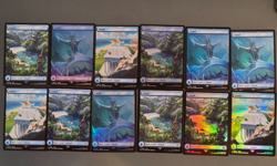 78x Card Full Art Land Set Magic The Gathering Final Fantasy Foil & Non Foil NM - Image 3