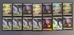 78x Card Full Art Land Set Magic The Gathering Final Fantasy Foil & Non Foil NM - Image 5