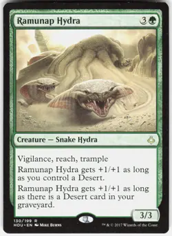 Ramunap Hydra 130 Rare Prerelease Cards Magic: The Gathering Foil Lightly Played - Image 1