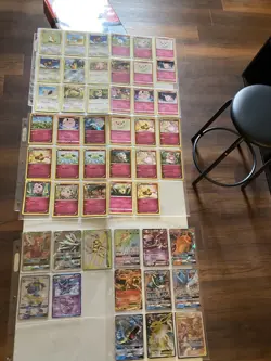 100 Page Binder With Around 600 Pokemon Cards Included! Unique Cards As well! - Image 2