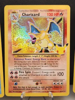 3pcs Charizard Blastoise Venusaur Custom Made Glitter Fan Art Cards Display Only - Image 3