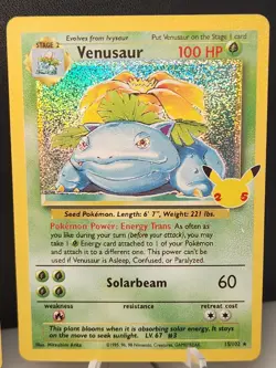 3pcs Charizard Blastoise Venusaur Custom Made Glitter Fan Art Cards Display Only - Image 4