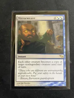Mtg X1 Mirrorweave Shadowmoor Magic The Gathering - Image 1
