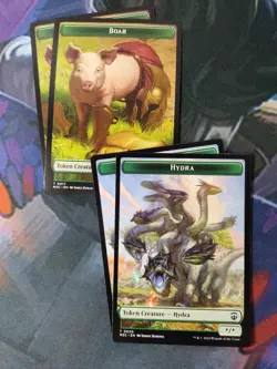 Hydra / Boar Token x 4 | 7% Off 2+ | MH3 | NM | MTG - Image 1