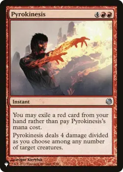 NM MTG PYROKINESIS THE LIST REPRINTS MYSTERY BOOSTER 2 - Image 1