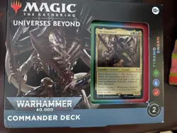 MTG: Universes Beyond Warhammer 40k Tyranid Swarm Commander Deck Sealed - Image 1