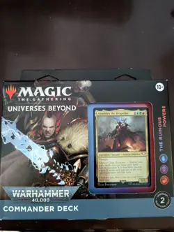 MTG Universes Magic Gathering Warhammer 40K Commander Ruinous Powers Chaos Deck - Image 1