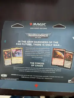 MTG Universes Magic Gathering Warhammer 40K Commander Ruinous Powers Chaos Deck - Image 2