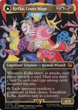 Kefka, Court Mage (0322) (Borderless) M FINAL FANTASY # 322 NM - Image 1