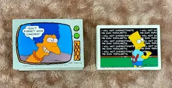 1990 TOPPS THE SIMPSONS COMPLETE CARD SET OF 88 CARDS & 22 STICKERS - Image 3