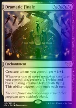 MTG Dramatic Finale (180) Strixhaven School of Mages NM FOIL - Image 1