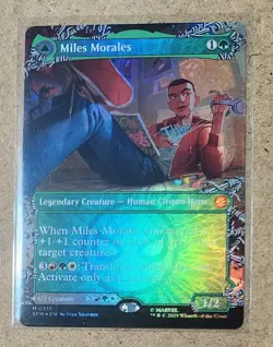 MtG Spider-Man: Miles Morales / Ultimate Spider-Man Borderless FOIL M/NM #0211 - Image 1