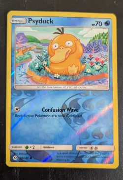 Psyduck 28/149 Sm Base Set Reverse Holo - Image 1
