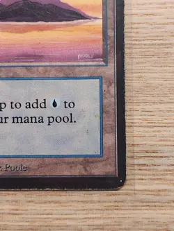 Magic the Gathering MTG Island (A) Alpha Edition Heavily Played HP - Image 4