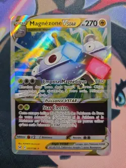 Pokemon TCG Magnezone VSTAR Holo Ultra Rare Card 057/196 Lost Origin Nm - Image 1