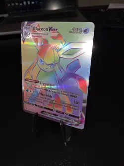 Glaceon VMAX (Secret) 208/203 SWSH07: Evolving Skies Custom Holo Fan Art Card - Image 4