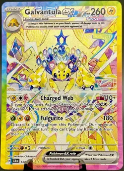 Galvantula EX 168/142 - Stellar Crown Special Illustration Rare SIR NM Pokemon - Image 1