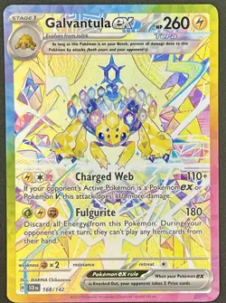 Galvantula EX 168/142 - Stellar Crown Special Illustration Rare SIR NM Pokemon - Image 2