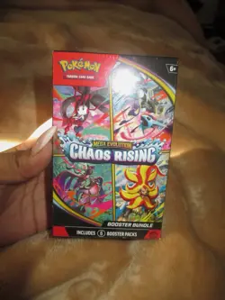 Chaos Rising Booster Bundle - Factory SEALED Box, 6 Pokemon TCG Booster Packs - Image 1