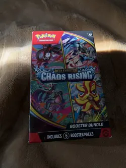 Chaos Rising Booster Bundle - Factory SEALED Box, 6 Pokemon TCG Booster Packs - Image 2