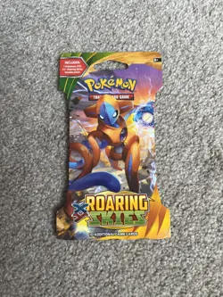 Pokemon TCG New Sealed XY Roaring Skies Sleeved Blister Booster Random Art - Image 1