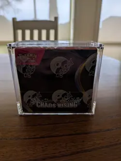 Pokemon TCG ME04 Chaos Rising Booster Box in display case- Brand New/Sealed - Image 1
