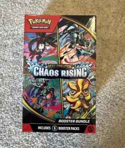 Pokemon TCG Mega Evolution—Chaos Rising Booster Bundle Box 6 Packs English 2026 - Image 1