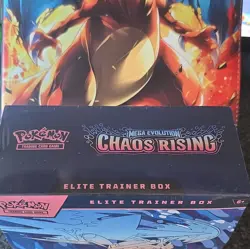 Pokemon TCG Mega Evolution Chaos Rising Elite Trainer Box English Booster Promo - Image 2
