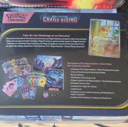 Pokemon TCG Mega Evolution Chaos Rising Elite Trainer Box English Booster Promo - Image 3