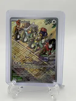 Pokemon TCG Cyclizar Paradox Rift 215/182 Holo Illustration Rare - Image 1