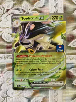 Pokemon TCG English Toedscruel EX GYM Stamp Asia Exclusive 022/197 Promo. NM - Image 1