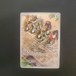 Pokemon TCG Cyclizar 215/182 Paradox Rift Holo Illustration Rare Card NM English - Image 1