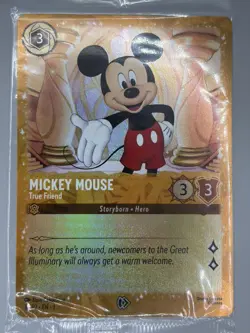 Lorcana Promo Card - Mickey Mouse True Friend - Puzzle - Foil 36/P2 - Sealed - Image 2