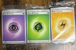 Pokemon Basic Energy Lot 3 packs English un-opened 40+ cards in each pack - Image 1