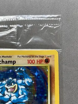 Sealed Machamp Base Set 8/102 1st Edition Holo Pokemon Card Rare - Image 4