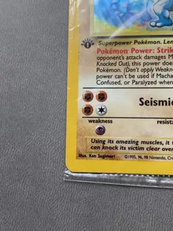 Sealed Machamp Base Set 8/102 1st Edition Holo Pokemon Card Rare - Image 5