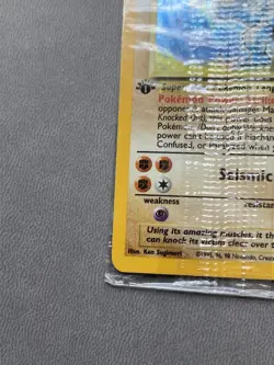 Sealed Machamp Base Set 8/102 1st Edition Holo Pokemon Card Rare C32 - Image 2
