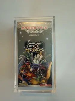 Ultra Shiny Gx Booster Box SM8b With Acrylic Case Japanese Pokemon Cards Sealed - Image 1