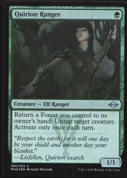 Quirion Ranger 285 Modern Horizons 2 Foil U NM MTG Card - Image 1