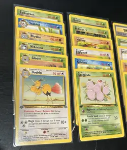 Vintage Pokemon 1st Edition Jungle WOTC Lot of 17 Cards LP No Dupes - Image 3