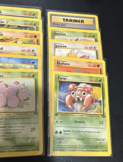 Vintage Pokemon 1st Edition Jungle WOTC Lot of 17 Cards LP No Dupes - Image 4