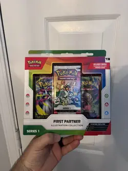 Pokemon TCG First Partner Illustration Collection Series 1 Box Promo Cards - Image 1