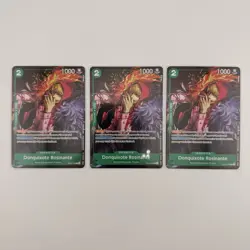 One Piece TCG Cards 3x OP05-030 - Donquixote Rosinante & Trafalgar Law - Image 1